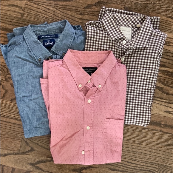 Banana Republic Other - Men’s Dress Shirt Casual Button Down Bundle